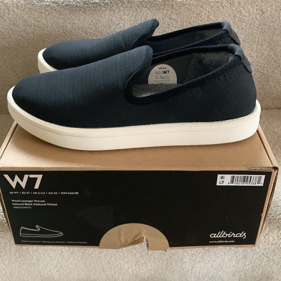 NIB WOMEN’S ALLBIRDS WOOL LOUNGER SLIP-ONS - Picture 4 of 8
